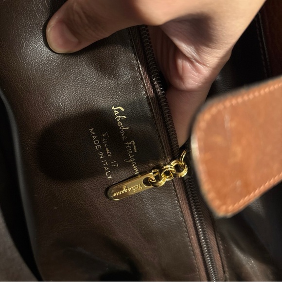 Salvatore Ferragamo Brown Leather
Satchel Hand Bag - Picture 7 of 16